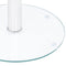vidaXL Coffee Table Transparent 40 cm Tempered Glass