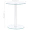 vidaXL Coffee Table Transparent 40 cm Tempered Glass