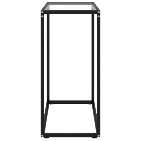 vidaXL Console Table Transparent 60x35x75 cm Tempered Glass