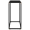 vidaXL Console Table Black 60x35x75 cm Tempered Glass