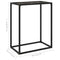 vidaXL Console Table Black 60x35x75 cm Tempered Glass
