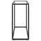 vidaXL Console Table Transparent 80x35x75 cm Tempered Glass