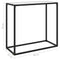 vidaXL Console Table White 80x35x75 cm Tempered Glass