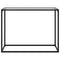 vidaXL Console Table Transparent 100x35x75 cm Tempered Glass