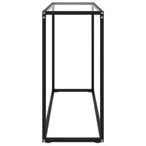 vidaXL Console Table Transparent 100x35x75 cm Tempered Glass