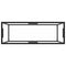vidaXL Console Table Transparent 100x35x75 cm Tempered Glass