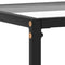vidaXL Console Table Transparent 100x35x75 cm Tempered Glass