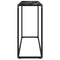 vidaXL Console Table Black 100x35x75 cm Tempered Glass