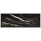 vidaXL Console Table Black 100x35x75 cm Tempered Glass