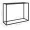 vidaXL Console Table Black 100x35x75 cm Tempered Glass