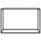 vidaXL Console Table Transparent 120x35x75 cm Tempered Glass