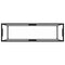 vidaXL Console Table Transparent 120x35x75 cm Tempered Glass