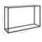 vidaXL Console Table Transparent 120x35x75 cm Tempered Glass