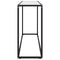 vidaXL Console Table White 120x35x75 cm Tempered Glass