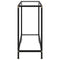 vidaXL Console Table Transparent 80x35x75 cm Tempered Glass