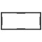vidaXL Console Table Transparent 80x35x75 cm Tempered Glass