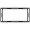 vidaXL Coffee Table Black with Tempered Glass 100x50x35 cm