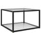vidaXL Coffee Table Transparent 60x60x35 cm Tempered Glass