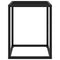 vidaXL Coffee Table Black with Black Glass 40x40x50 cm