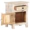 vidaXL Bedside Cabinet 40x30x50 cm Rough Acacia Wood