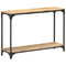 vidaXL Console Table 110x30x75 cm Solid Mango Wood