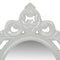 vidaXL Wall Shelf Set for Keys&Jewelery with Mirror and Hooks Grey