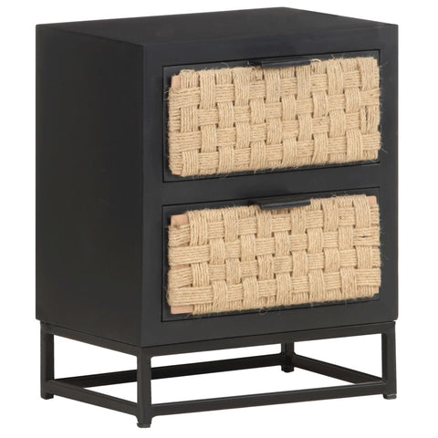 vidaXL Bedside Cabinet 40x30x50 cm Solid Mango Wood