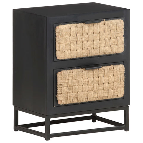 vidaXL Bedside Cabinet 40x30x50 cm Solid Mango Wood