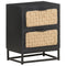 vidaXL Bedside Cabinet 40x30x50 cm Solid Mango Wood