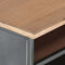 vidaXL Coffee Table Grey 90x50x35 cm Solid Acacia Wood