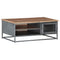 vidaXL Coffee Table Grey 90x50x35 cm Solid Acacia Wood