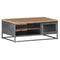 vidaXL Coffee Table Grey 90x50x35 cm Solid Acacia Wood