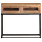 vidaXL Console Table 90x35x76 cm Solid Acacia Wood