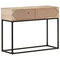 vidaXL Console Table 100x35x76 cm Solid Mango Wood and Natural Cane