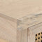 vidaXL Console Table 100x35x76 cm Solid Mango Wood and Natural Cane