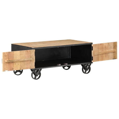 vidaXL Coffee Table 90x50x39 cm Solid Reclaimed Wood