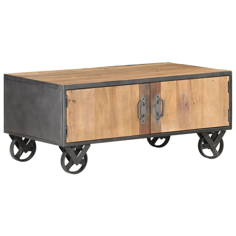 vidaXL Coffee Table 90x50x39 cm Solid Reclaimed Wood
