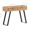 vidaXL Console Table 100x35x76 cm Solid Acacia Wood with Live Edges