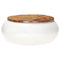 vidaXL Coffee Table White 68x68x30 cm Solid Reclaimed Wood