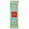 vidaXL Hand Painted Highboard 40x30x90 cm Solid Mango Wood