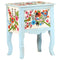 vidaXL Hand Painted Bedside Cabinet 40x30x50 cm Solid Mango Wood