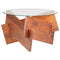 vidaXL Coffee Table 60 cm Solid Acacia Wood