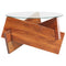 vidaXL Coffee Table 60 cm Solid Acacia Wood
