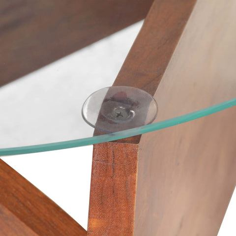 vidaXL Coffee Table 60 cm Solid Acacia Wood