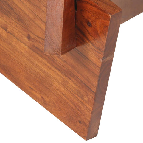 vidaXL Coffee Table 60 cm Solid Acacia Wood