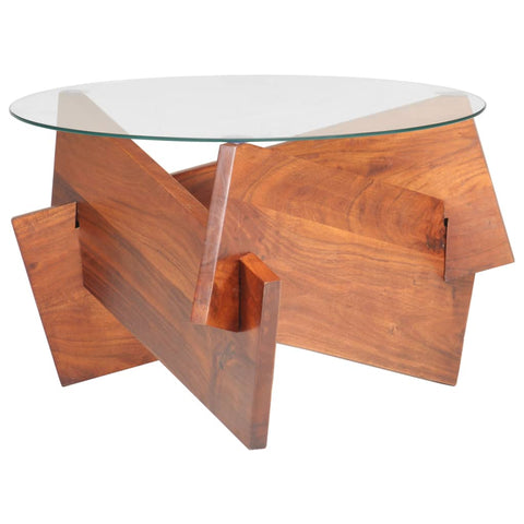 vidaXL Coffee Table 60 cm Solid Acacia Wood