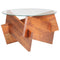 vidaXL Coffee Table 60 cm Solid Acacia Wood