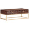 vidaXL Coffee Table 112x50x40 cm Solid Mango Wood
