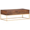 vidaXL Coffee Table 112x50x40 cm Solid Mango Wood