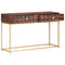 vidaXL Console Table 122x36x75 cm Solid Mango Wood